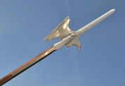 HALBERD IV, REPLICA OF A POLE WEAPON - AXT, SCHLAGWAFFEN