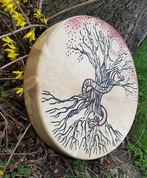 YGGDRASIL, SHAMANIC FRAME DRUM 40 CM - DRUMS, FLUTES