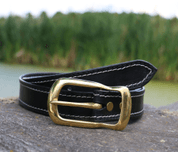 LUCIUS, MEN'S LEATHER BELT - BELTS