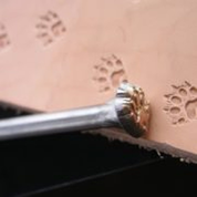 FERRET TRACK, LEATHER STAMP - LEATHER STAMPS