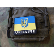 JTG - UKRAINE FLAG PATCH, FULLCOLOR 3D RUBBER PATCH - MILITARY PATCHES