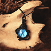 BLUE GLASS PENDANT - PIERRES ET FANTASY