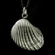 SHELL, PEWTER PENDANT - ANIMAL PENDANTS