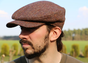 DAITHI CAP TWEED, ROT, IRLAND - HÜTE AUS IRLAND