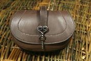 LEATHER BAG WITH FORGED NEEDLE - BAGS, SPORRANS