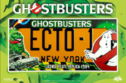 GHOSTBUSTERS REPLICA 1/1 ECTO-1 LICENSE PLATE - GHOSTBUSTERS