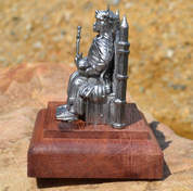 KING CHARLES IV., HISTORICAL TIN STATUE - MINIATURES EN ÉTAIN