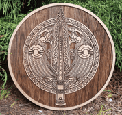 GUNGNIR WALL DECORATION 45CM OAK - HOLZFIGUREN