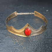 GRACIA MEDIEVAL CROWN - TIARA WITH GLASS - TIARAS, CROWNS