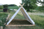 TENTE VIKING, 2,9 X 2 X 2 M - TENTES MÉDIÉVALES