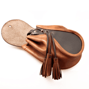 SULLIVAN, SCOTTISH SPORRAN, BROWN WITH BELT - BAGS, SPORRANS