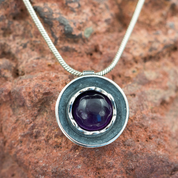 VIOLA, NECKLACE, STERLING SILVER, AMETHYST - NECKLACES