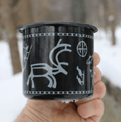 SÁMI SÁPMI LAPLAND ENAMEL MUG - MUGS, GOBLETS, SCARVES