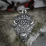 TATANKA - PENDENTIF EN ARGENT BISON - PENDENTIFS