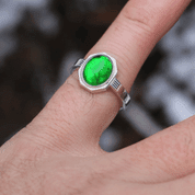 ALBION, REPLIK EINES MITTELALTERLICHEN RINGS AUS ENGLAND, SILBER - RINGE