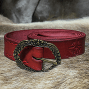 CAROLINUM, CEINTURE EN CUIR MÉDIÉVALE - CEINTURES EN CUIR