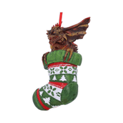 GREMLINS MOHAWK IN STOCKING HANGING ORNAMENT 12CM - GREMLINS