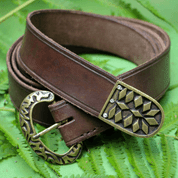 CEINTURE EN CUIR MARRON DU DÉBUT DU MOYEN ÂGE - CEINTURES EN CUIR