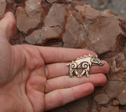 COLLACH - CELTIC BOAR PENDANT, BRONZE - PENDANTS, NECKLACES