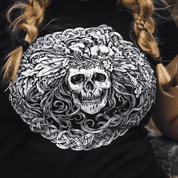 LADY DEATH, LADIES' T-SHIRT BLACK, DRUID COLLECTION - T-SHIRTS - DAMEN