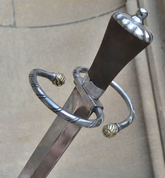 KATZBALGER, RENAISSANCE ARMING SWORD, DECORATED BY BRASS - FALCHIONS, SCOTLAND, OTHER SWORDS