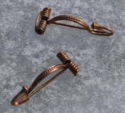 KELTISCHE BROSCHE, FIBULA, LA TENE, BRONZE XXI - KOSTÜM BROSCHEN, FIBULAE