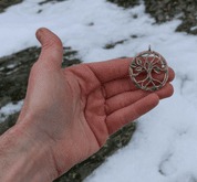 YGGDRASIL BAUM ANHÄNGER, BRONZE - ANHÄNGER, HALSKETTEN