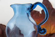 BLUE JUG, FINLAND, 17TH CENTURY - HISTORICAL GLASS