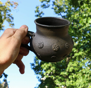 MEDIEVAL CUP, 15TH CENTURY, PRAGUE - HISTORICAL CERAMICS