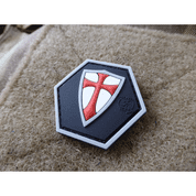 CRUSADER - SHIELD 3D RUBBER PATCH - PATCHES UND MARKIERUNG