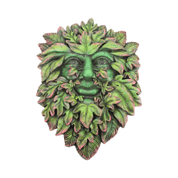 BELTANE'S BOURGEON WALL HANGING WALL MOUNTED TREE SPIRIT GREEN MAN - DÉCORATIONS D'INTÉRIEUR