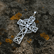 KELTISCHES KREUZ, ANHÄNGER SILBER 925 - ANHÄNGER - SCHMUCK, SILBER