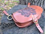 GRIFFIN, MEDIEVAL LEATHER BAG - BAGS, SPORRANS