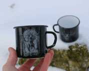 LESHY SLAVIC FOREST SPIRIT ENAMEL MUG - TASSES, VERRES, OREILLERS