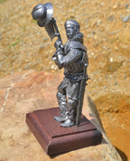 MERCENARY, HISTORICAL TIN STATUE - PEWTER FIGURES