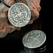 CERNUNNOS, MEDAILLON, SILBER 925, 18G - ANHÄNGER - SCHMUCK, SILBER