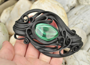 MALACHITE HAIR CLASP - FANTASY JEWELS