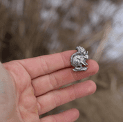 EICHHÖRNCHEN, SILBER ANHÄNGER - ANHÄNGER - SCHMUCK, SILBER