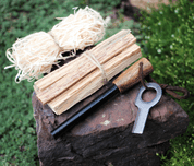 SET FOR MAKING FIRE - FIRESTEEL WITH A HANDLE - BUSHCRAFT