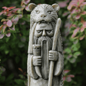 VELES, SLAWISCHER GOTT, STATUETTE AUS KUNSTSTEIN - SLAWISCHEN STATUEN