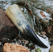 CELTIC CROSS, CARVED DRINKING HORN 0,3L - TRINKHÖRNER