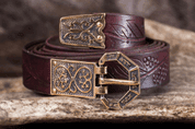 ARTHUR, LUXURY MEDIEVAL BELT, BRONZE - BELTS