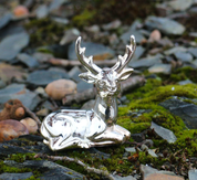 DEER, FIGURE, METAL - PEWTER FIGURES