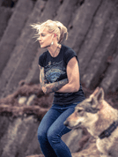 FENRIR, VIKING WOLF, T-SHIRT LADIES - T-SHIRTS POUR FEMMES