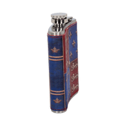 MEDIEVAL ENGLISH EDWARDIAN HERALDRY HIP FLASK 7OZ - TASSEN, KELCHE