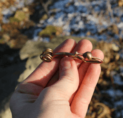 CELTIC FIBULA, LA TÈNE CULTURE, BRONZE - BRONZE HISTORICAL JEWELS