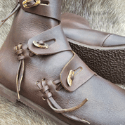 BORG, VIKING CHAUSSURES EN CUIR - CHAUSSURES VIKING ET SLAVES