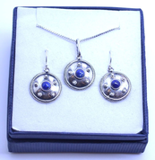 ANTICA ROMA, STERLING SILVER EARRINGS WITH A GEM - MYSTICA SILVER COLLECTION - EARRINGS
