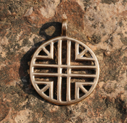 SUN SYMBOL, HALLSTATT CULTURE, BRONZE PENDANT - PENDENTIFS, COLLIERS