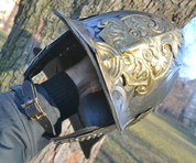 PERSEUS, LUXURY ETCHED RENAISSANCE HELMET - CASQUES DE LUXE, FANTASY, JAPONAIS, RÉCENTS